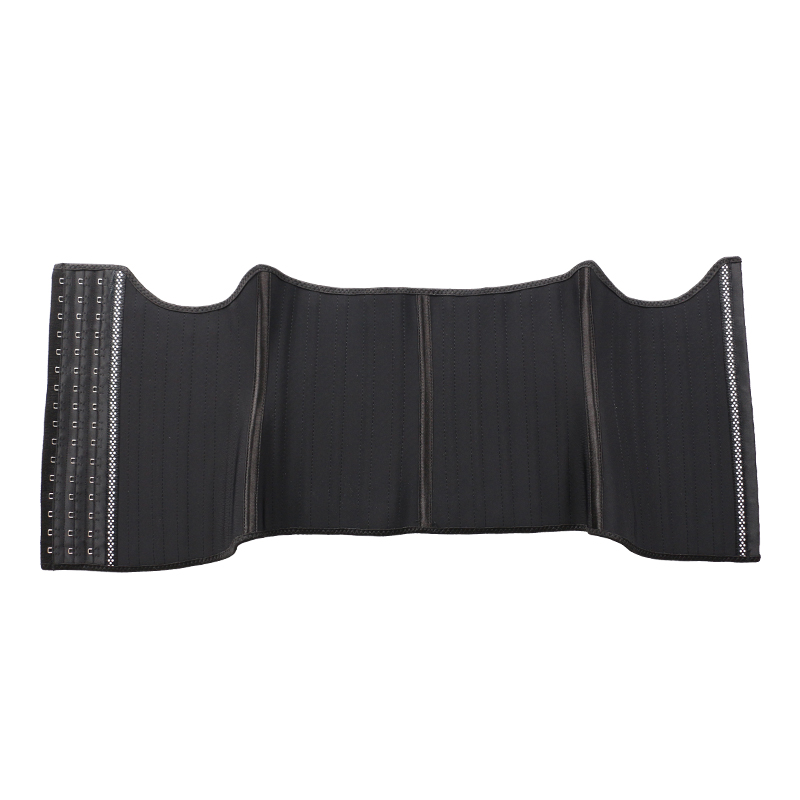 Front 11.5inches Behind 9inches 25 steel bones Tourmaline curve waist trainer MHW100208B