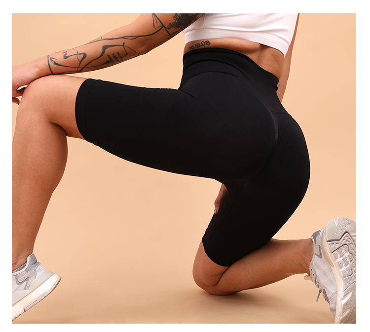 Seamless high waist Fitness Yoga shorts MH133581B