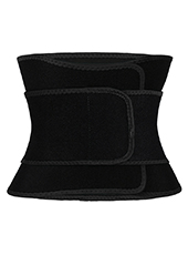 Black Waist Trimmer with Detachable Belt MHW100128B