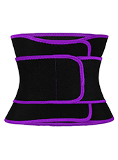 Purple Waist Trimmer with Detachable Belt MHW100128PU
