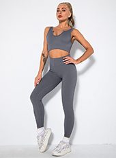 2021 New V Cup Seamless Sportswear MH13358GR
