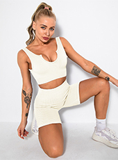 V Cup Seamless Sportswear Shorts Set MH133585N