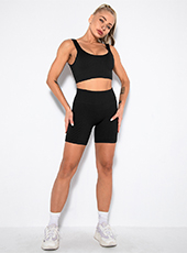 2021 New Seamless Sportswear Shorts Set MH133586B