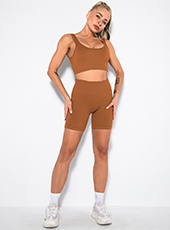 2021 New Seamless Sportswear Shorts Set MH133586BR