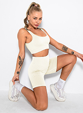 2021 New Seamless Sportswear Shorts Set MH133586N