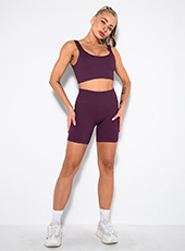 2021 New Seamless Sportswear Shorts Set MH133586PU