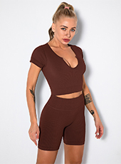 2021 New Seamless Sportswear Shorts Set MH133587DB