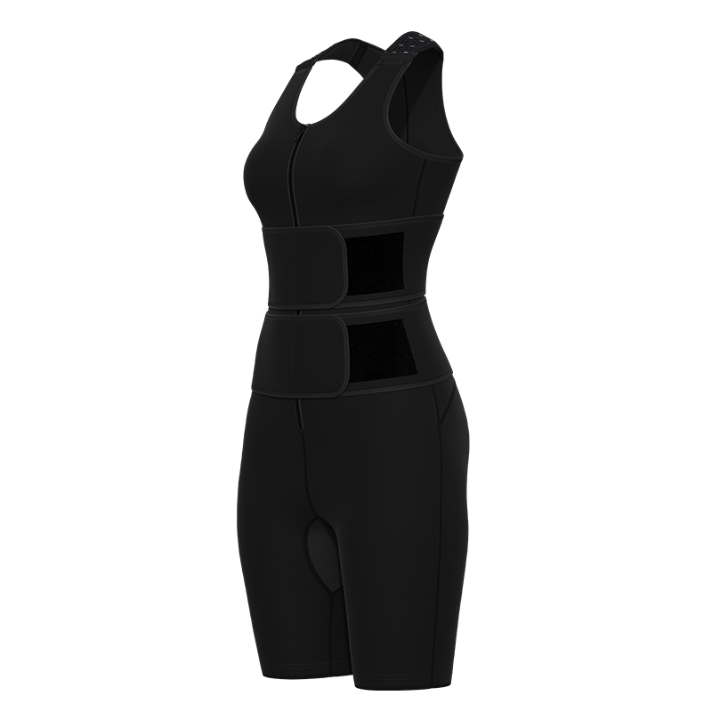Neoprene material double belt vest MHW100311B