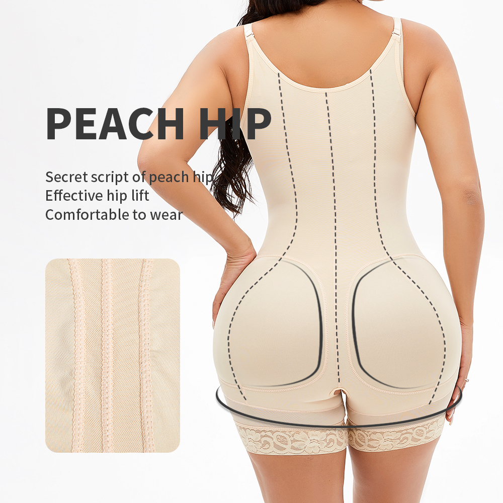 The new type of suspenders with body, belly, hips, fat lady, big size zipper body shaper MT000018N