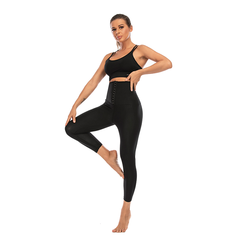 Sauna High Waist Legging with Hooks MHW100239B