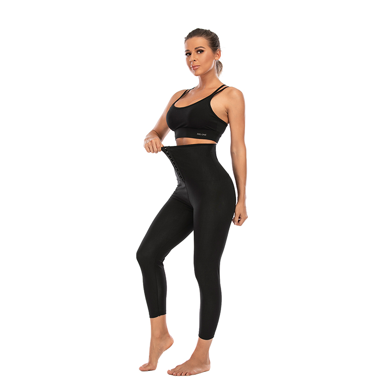Sauna High Waist Legging with Hooks MHW100239B