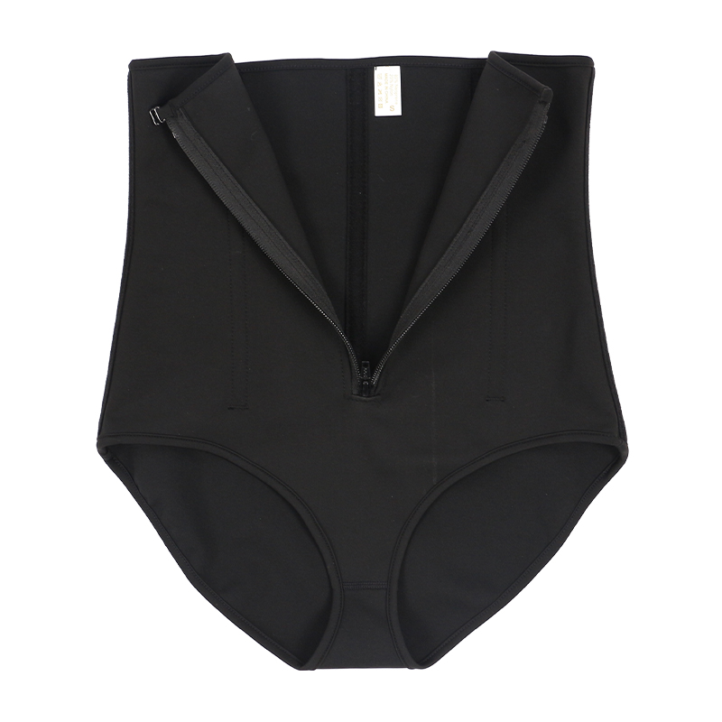 7 steel bones zipper women waist trainer MHW100284B 