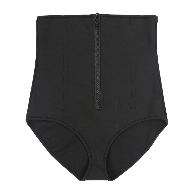 7 steel bones zipper women waist trainer MHW100284B 