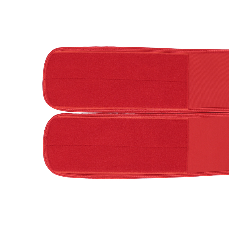 11.5 inch red latex 9 steel bone double belt MHW100355R