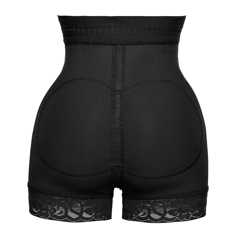 Non-slip Black high waisted elastic hip shaping breathable Butt lift MT000011B
