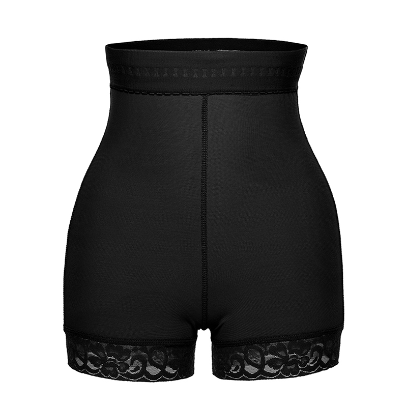 Non-slip Black high waisted elastic hip shaping breathable Butt lift MT000011B