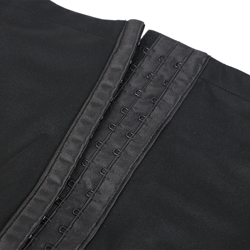 Milky silk 9 inch three hooks deep pockets hip-lifting long body pants MHW100395B