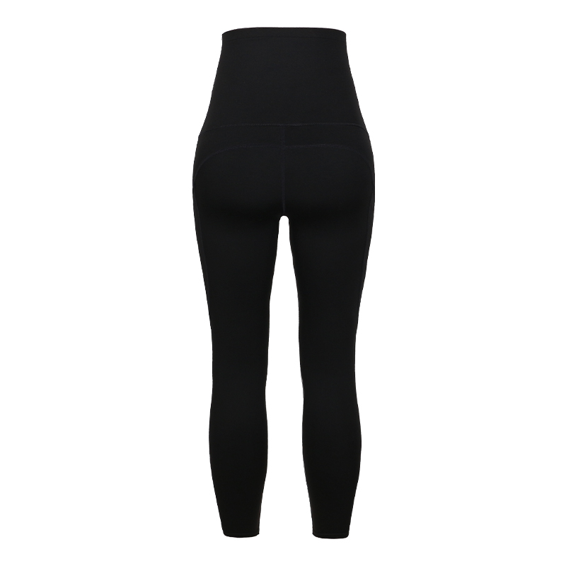 Milky silk 9 inch three hooks deep pockets hip-lifting long body pants MHW100395B