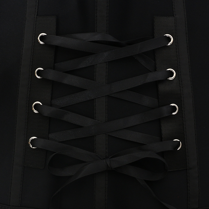 long front and short back 11.5inch 9 steel bone latex lace-up waist trainer hooks MHW100384B  