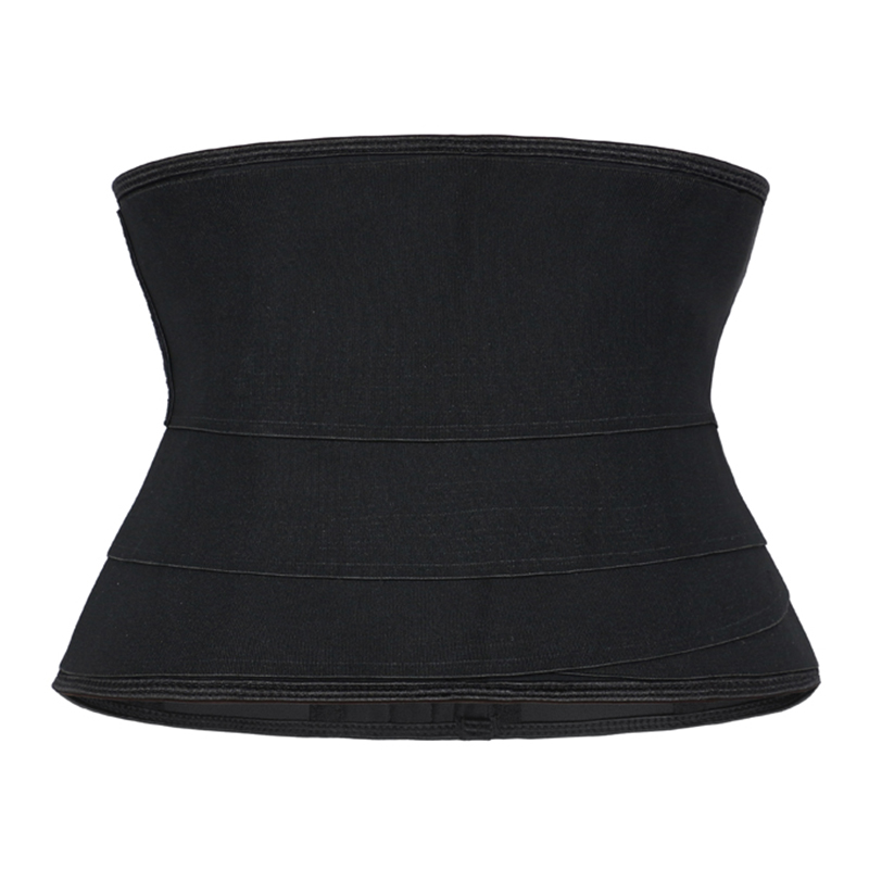 Black latex 9 inch 9 steel bone 2.4 meters elastic belt trimmer belt MHW100394B