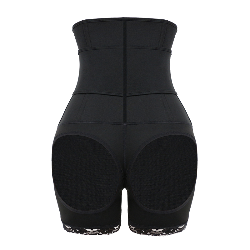 SBR 11.5-inch open-hip milk silk lace shorts MHW100404B