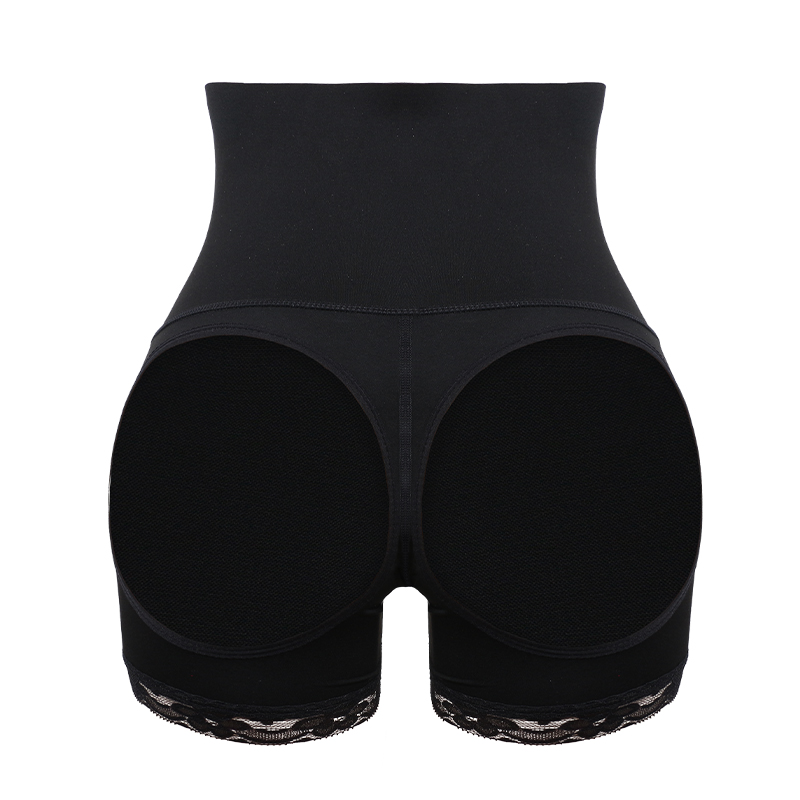 Breasted thin triple ply open-hip milk silk lace shorts MT000051B