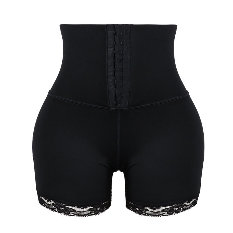 Breasted thin triple ply open-hip milk silk lace shorts MT000051B
