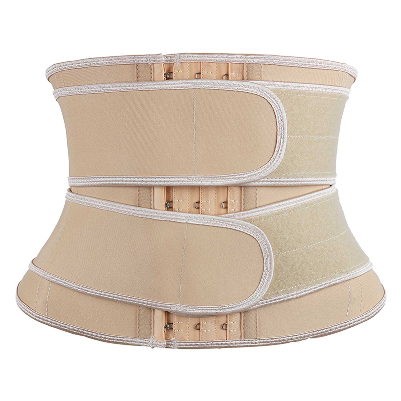 Nude Latex Double Belt 9 Inches MHW100423N