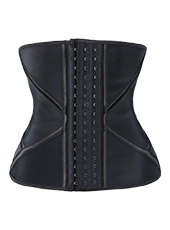 11.5inch 9steel bones three layer latex waist trainer MHW100483Bl