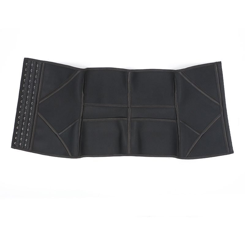 11.5inch 9steel bones three layer latex waist trainer MHW100483Bl
