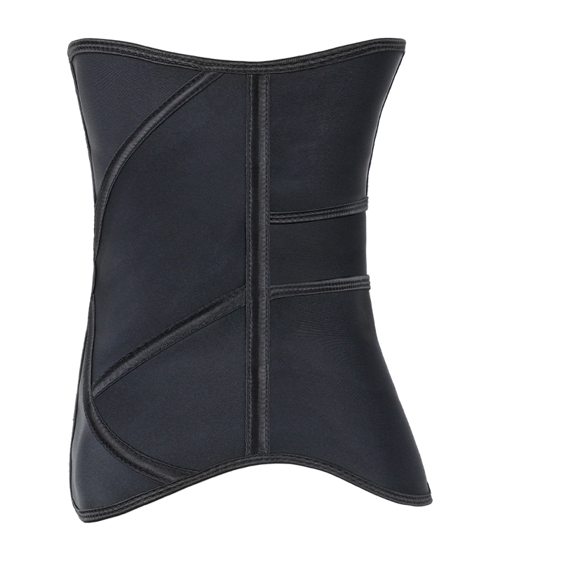 11.5inch 9steel bones three layer latex waist trainer MHW100483Bl