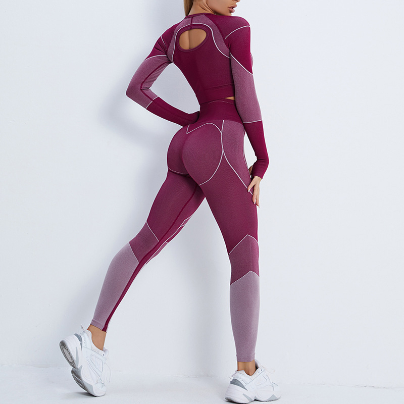Butt Lift Tight Exercise High Waist Yoga Set MH133672WR