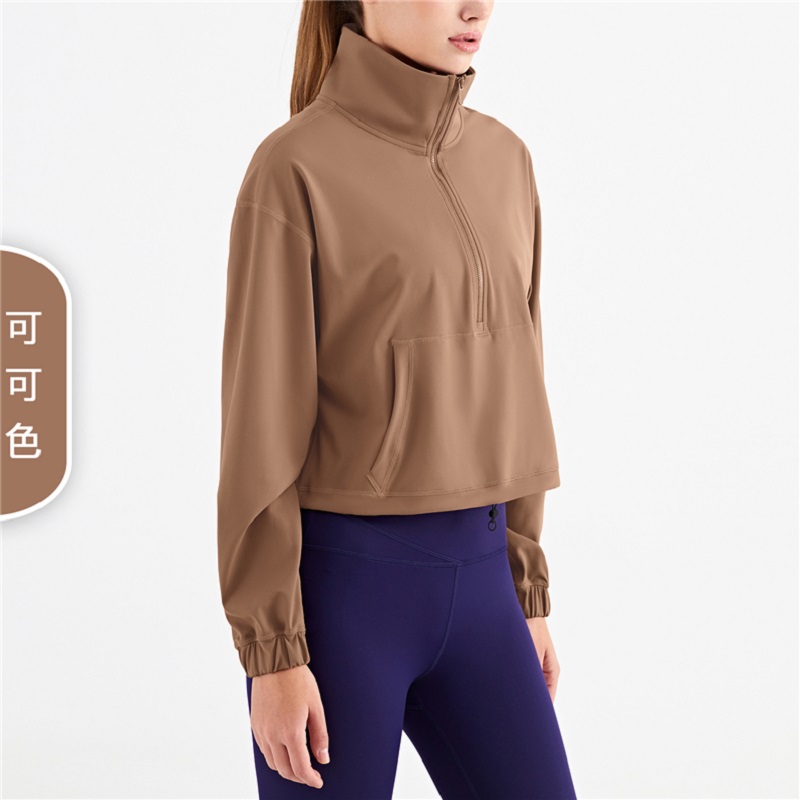 Yoga Coat With Half Zipper MH133643