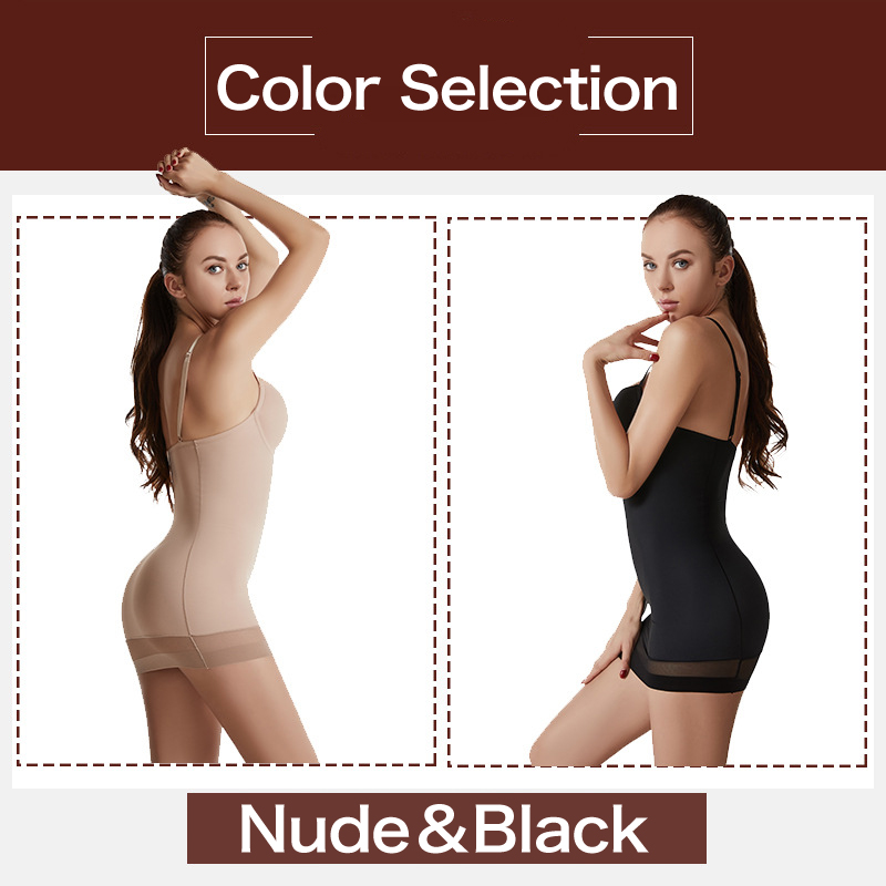 Black Body Sliming Shaper Dress Bra with Straps MT000094B