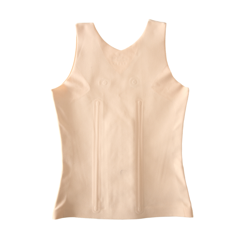 Nude body shaper vest with hook MT000159N