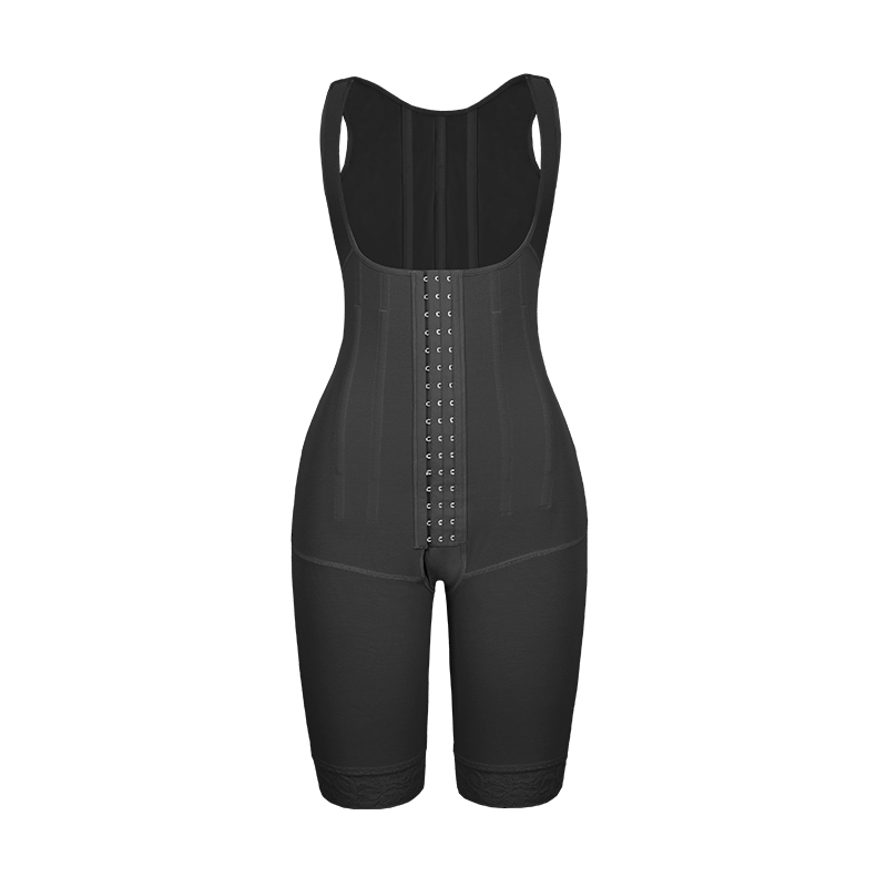 Black Shapewear waistcoat lifts waist MT000152B