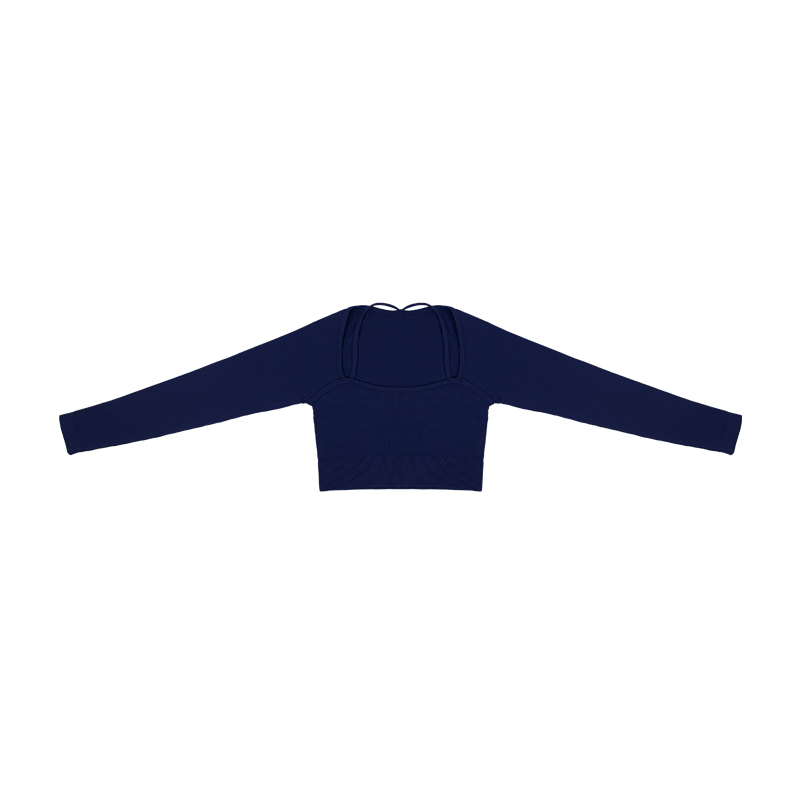 New Long Sleeve Yoga Wear With Chest Pad Quick Dry MH133671DB-L