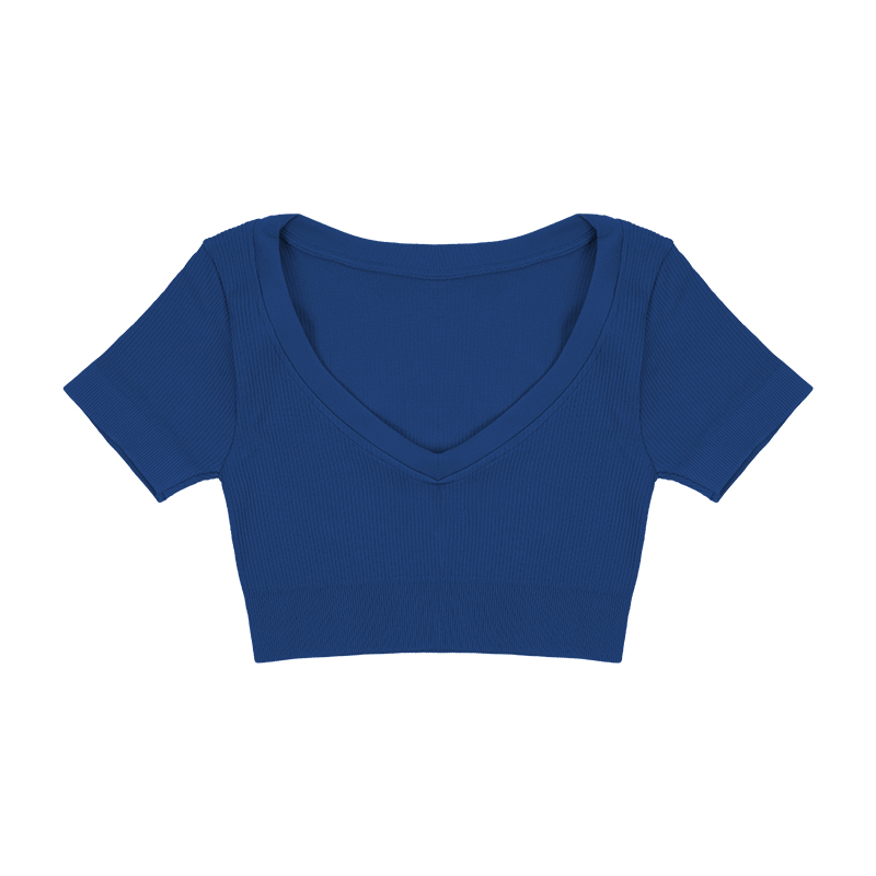 New Short Sleeve Running Sports Yoga Clothe MH133671BL-X